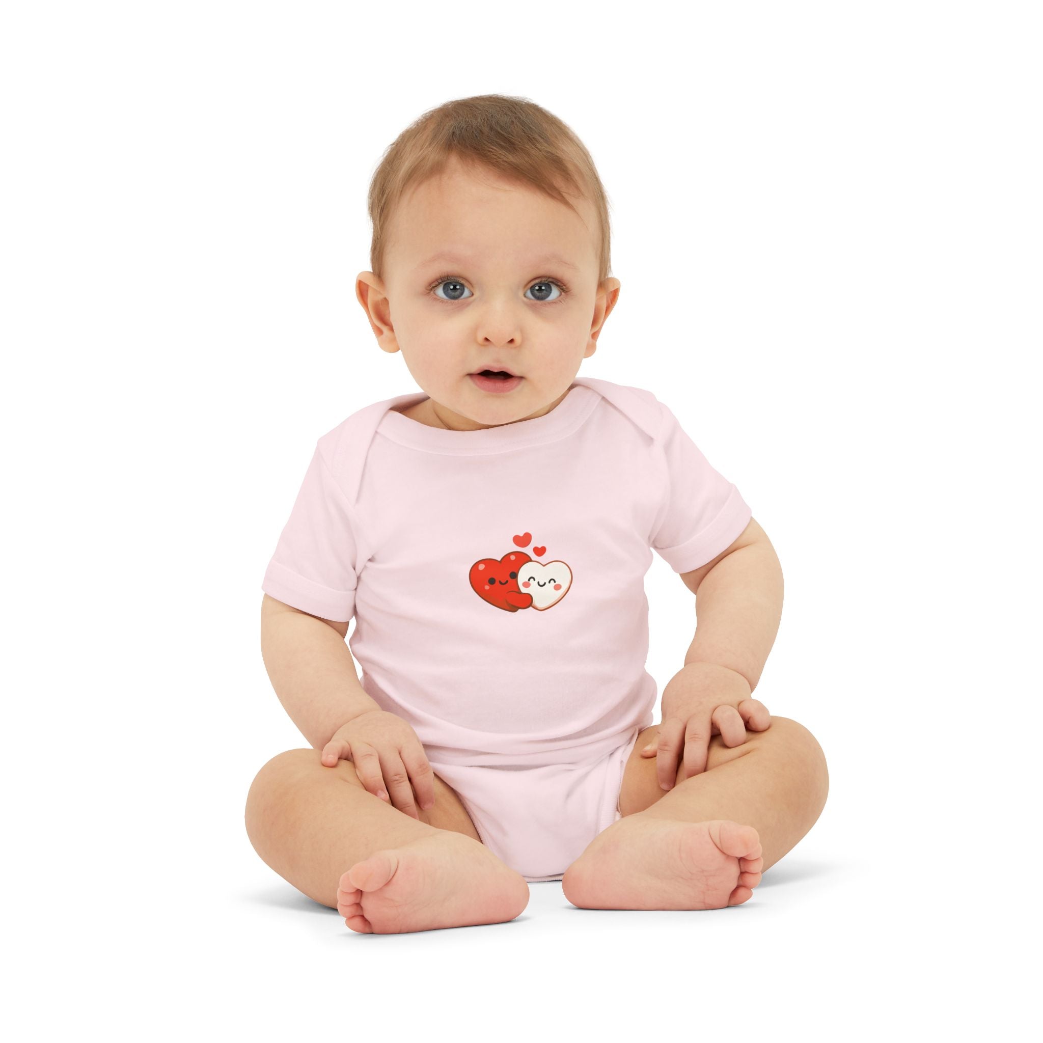Cute Heart Kisses Infant One-Piece Bodysuit – Love Baby Romper