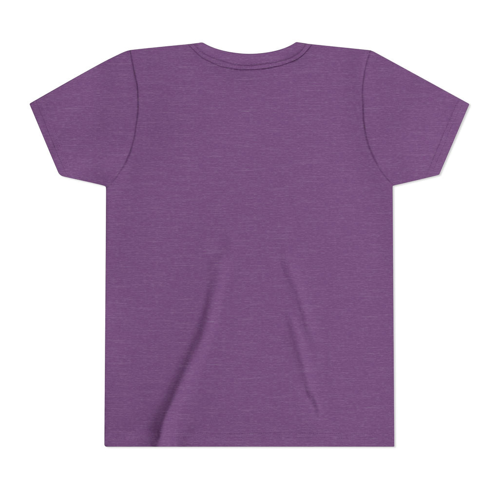 Youth Tee — "Stay True and Be You" Rainbow Script Kids T-Shirt