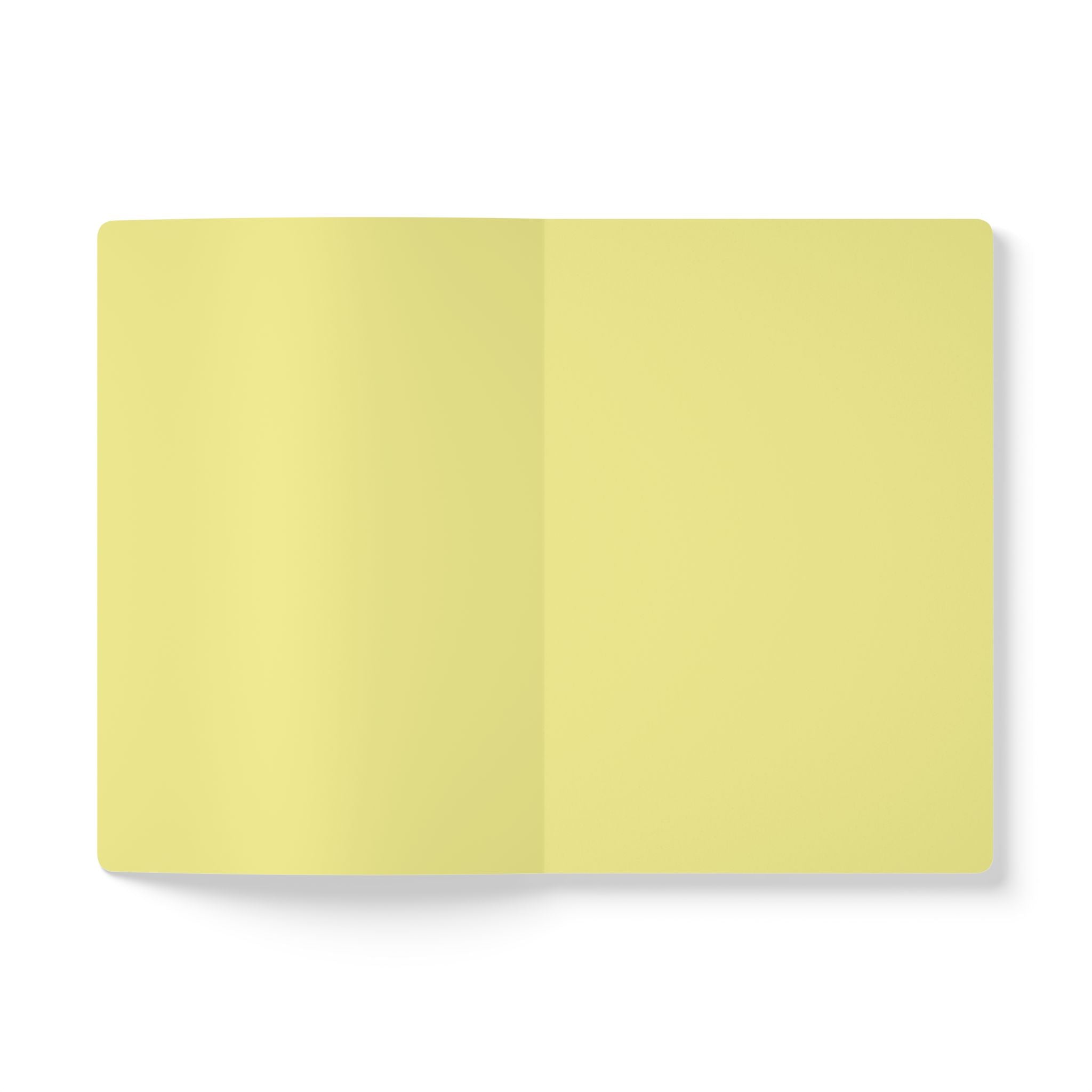 Be Your Own Kind of Beautiful Softcover Journal — Inspirational Yellow Notebook for Self-Love & Positivity