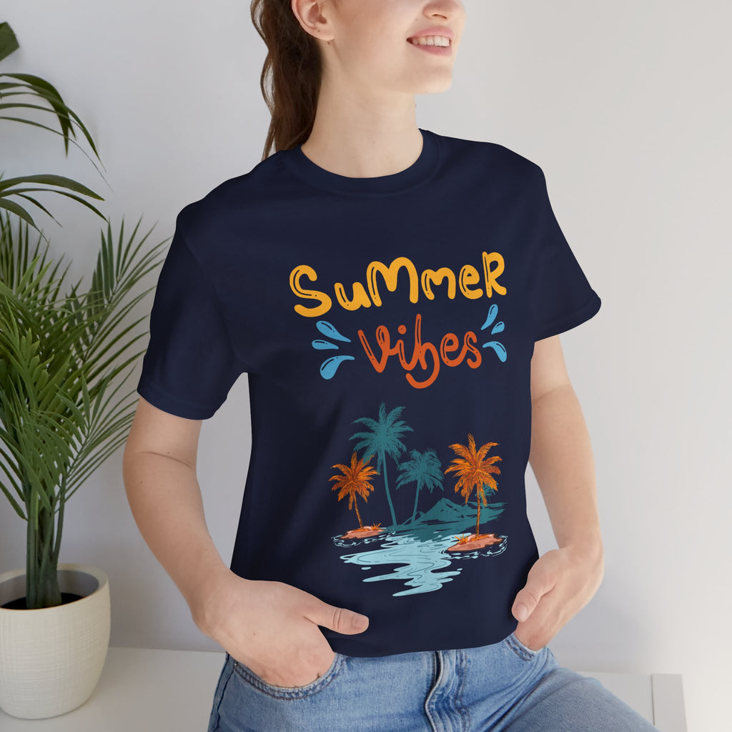 Hello Summer Tee – Pastel Beach Graphic T-Shirt