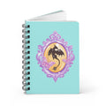 Mint Dragon & Cameo Spiral Journal — Cute Fantasy Notebook