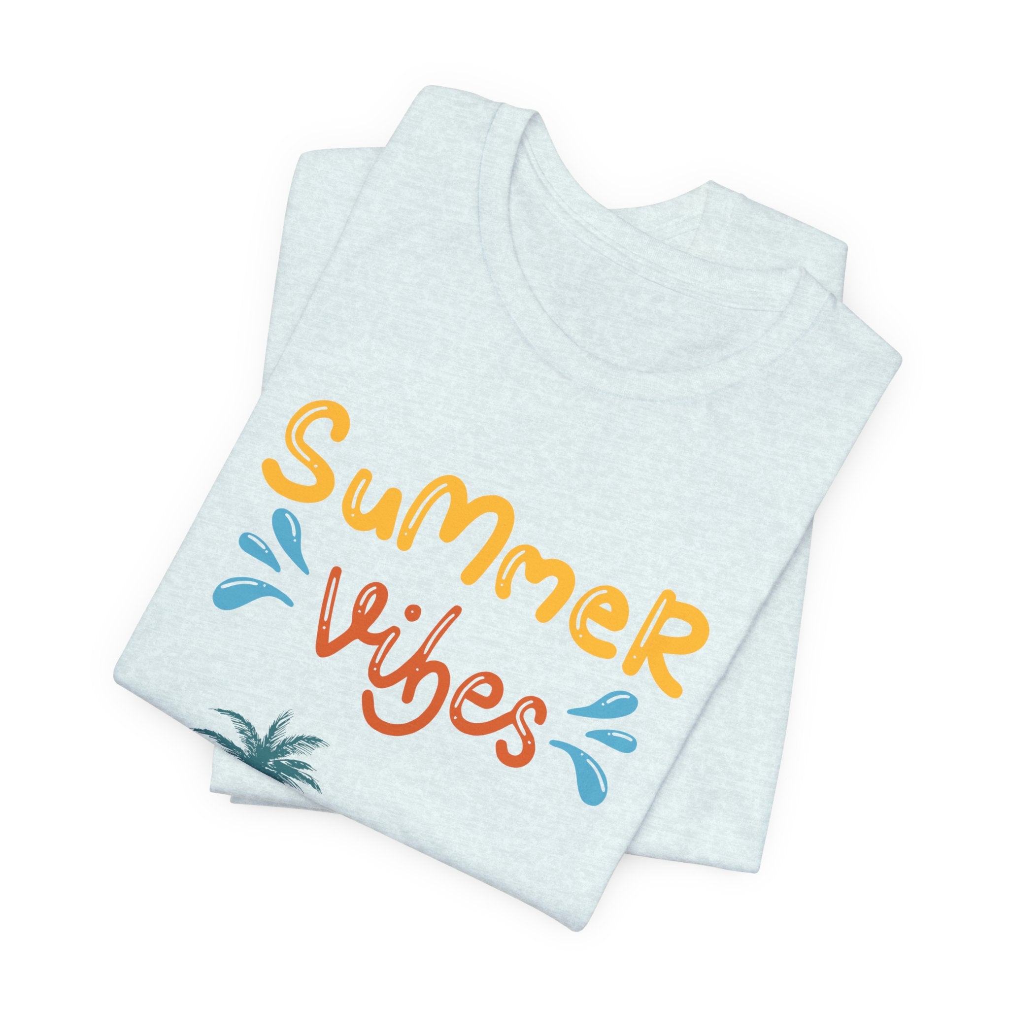 Hello Summer Tee – Pastel Beach Graphic T-Shirt