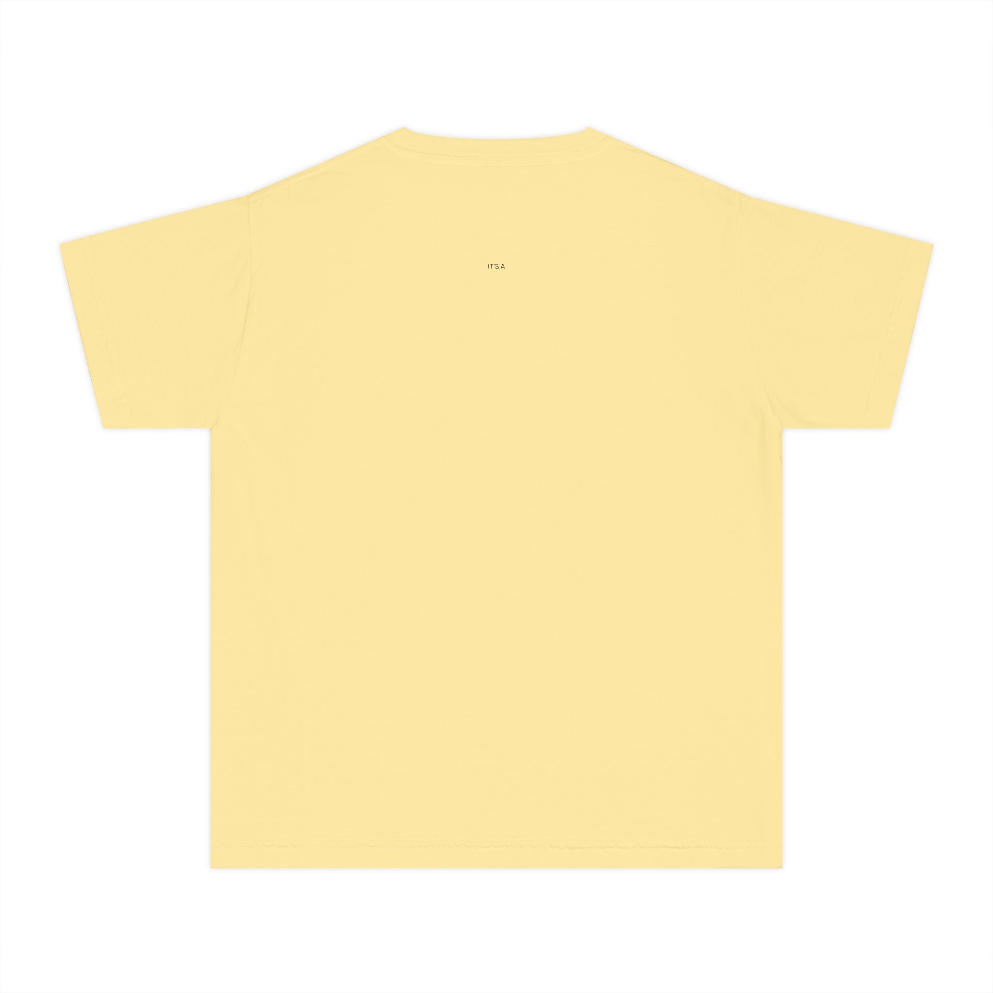 Kids Plain Colored T-Shirt — Classic Youth Midweight Tee