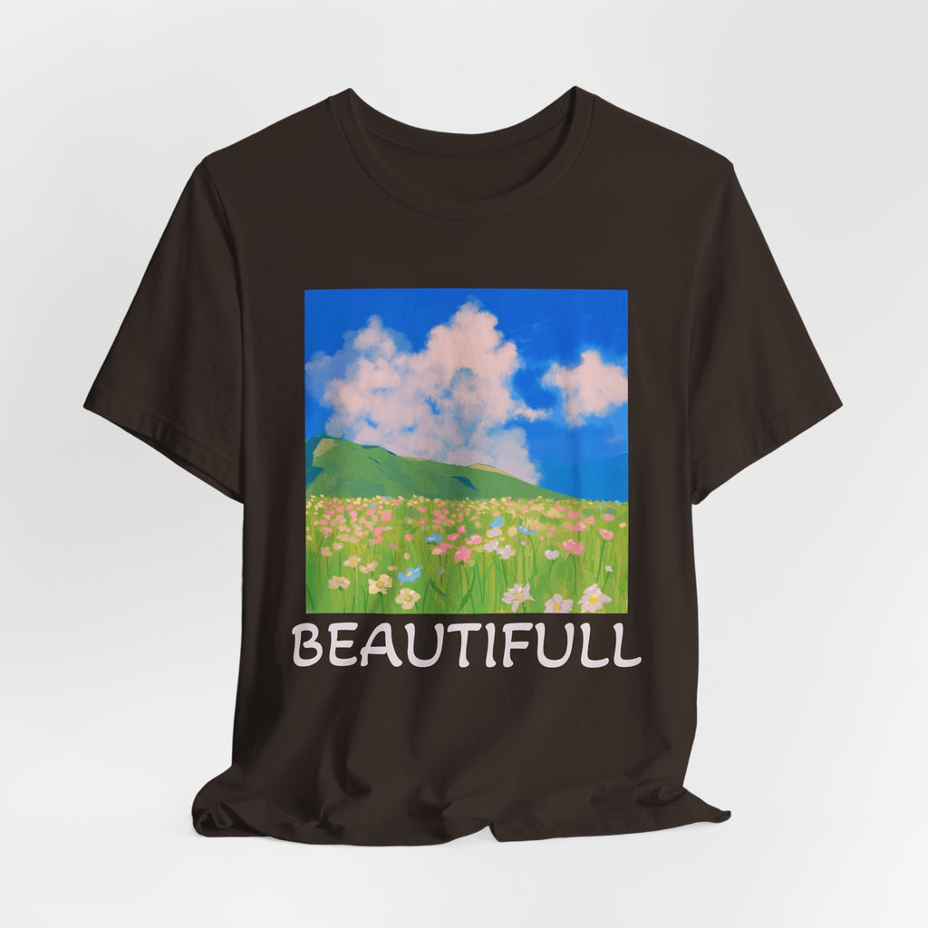 Floral Field Printed T-Shirt — Beautiful Floral Daily Wear