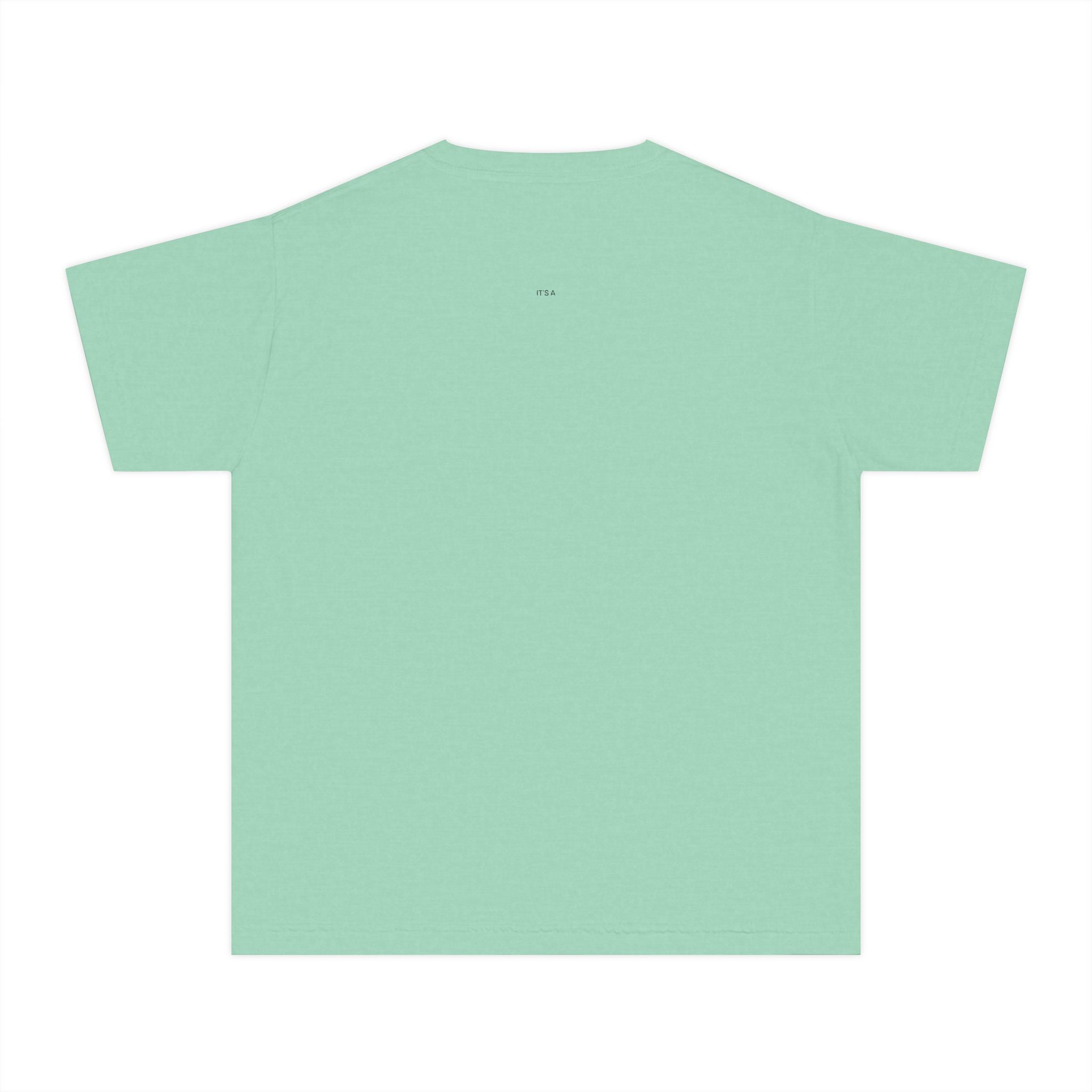 Kids Plain Colored T-Shirt — Classic Youth Midweight Tee