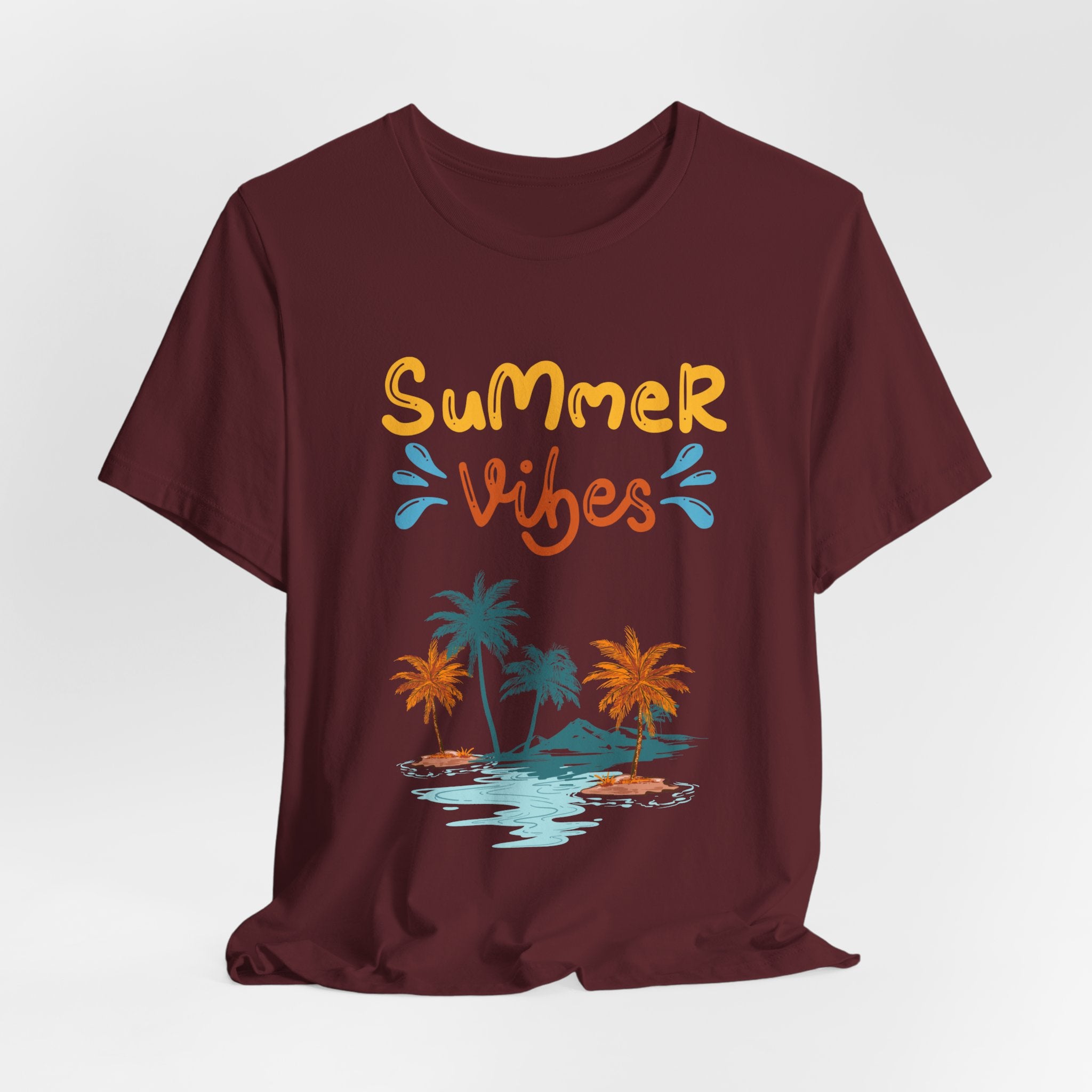 Hello Summer Tee – Pastel Beach Graphic T-Shirt