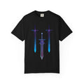Magical Aura Swords Graphic Printed T-shirt — Pastel Fantasy Magical Swords