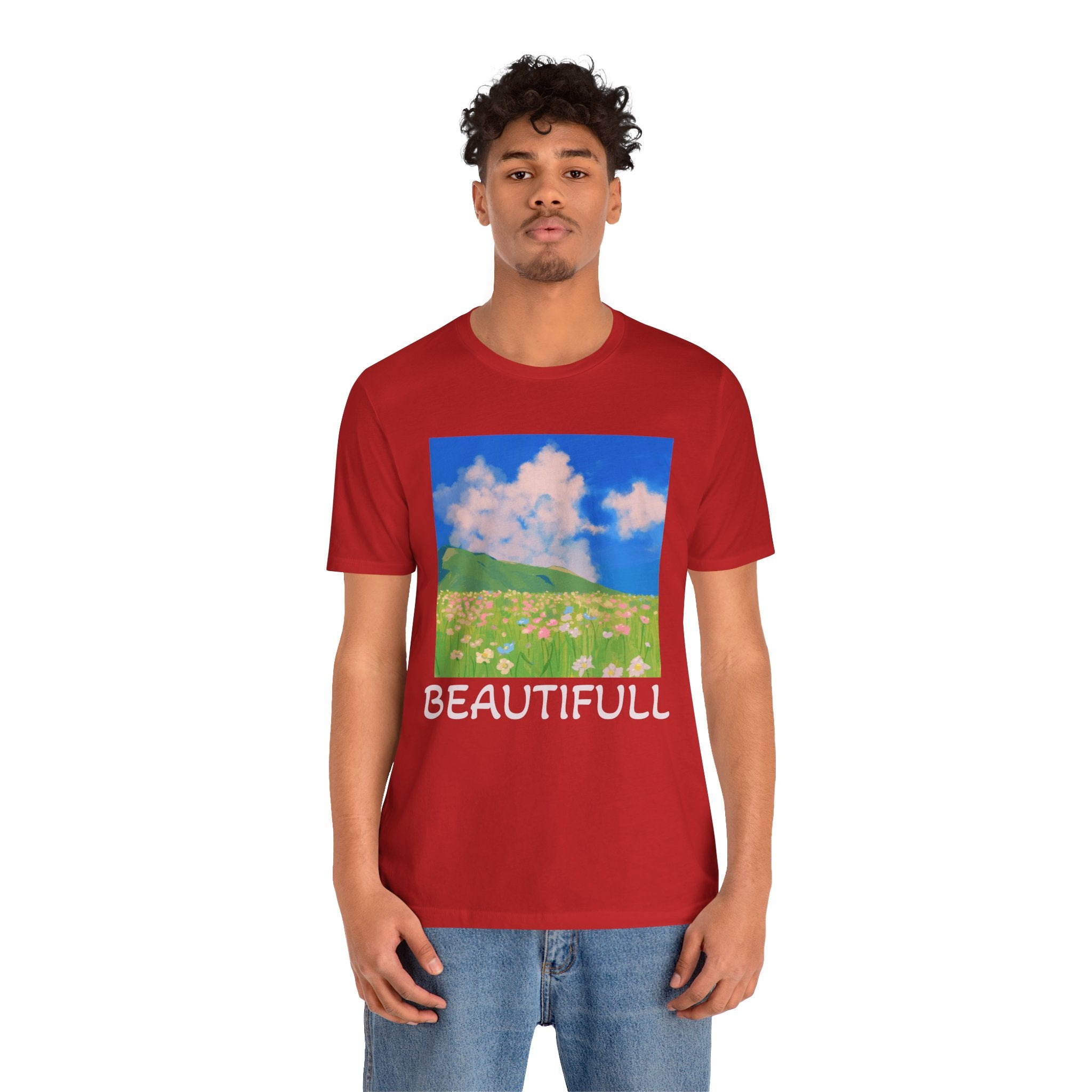 Floral Field Printed T-Shirt — Beautiful Floral Daily Wear