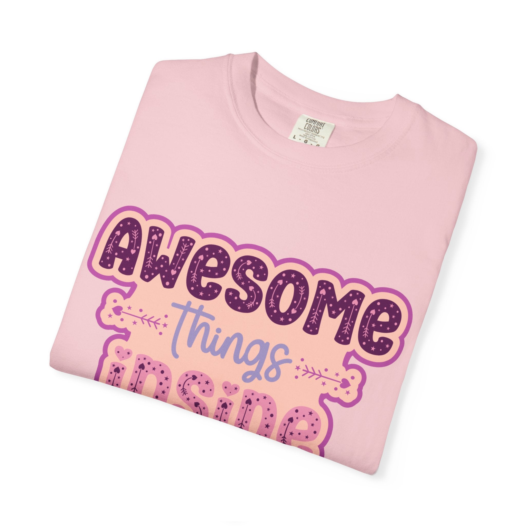 Retro "Awesome Things Inside, Handle With Care" T-Shirt