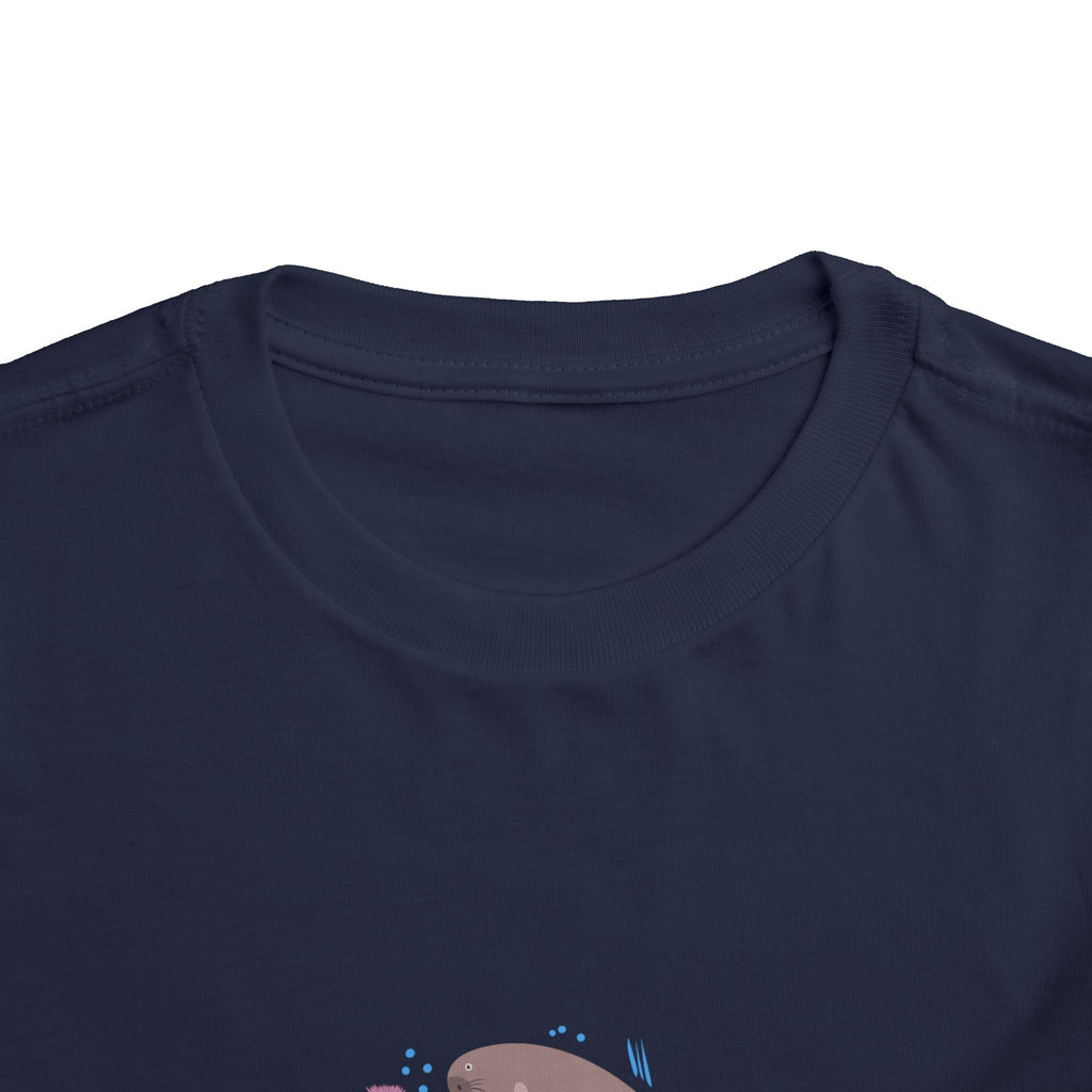 Toddler Tee — Cute Ocean Animals Circle Graphic