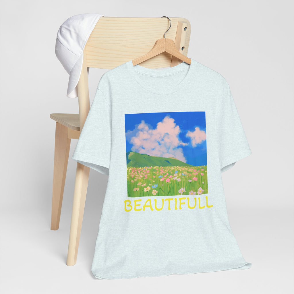 Floral Field Printed T-Shirt — Beautiful Floral Daily Wear