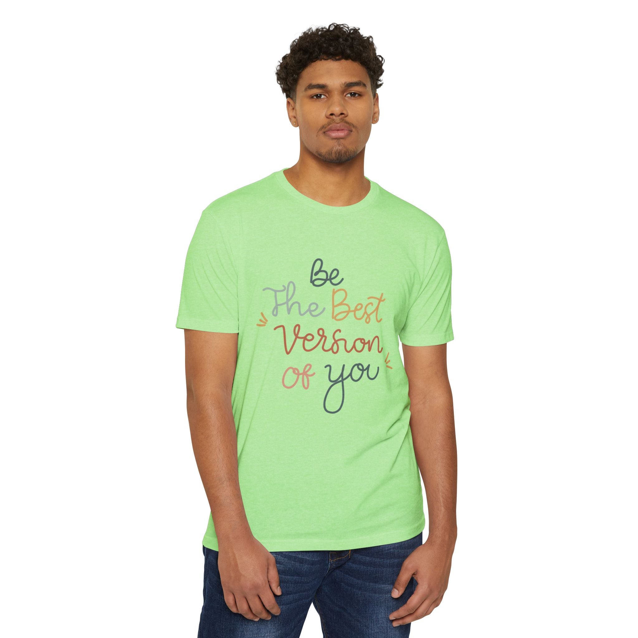 Inspirational "Be The Best Version Of You" T-Shirt — Motivational Women's Tee