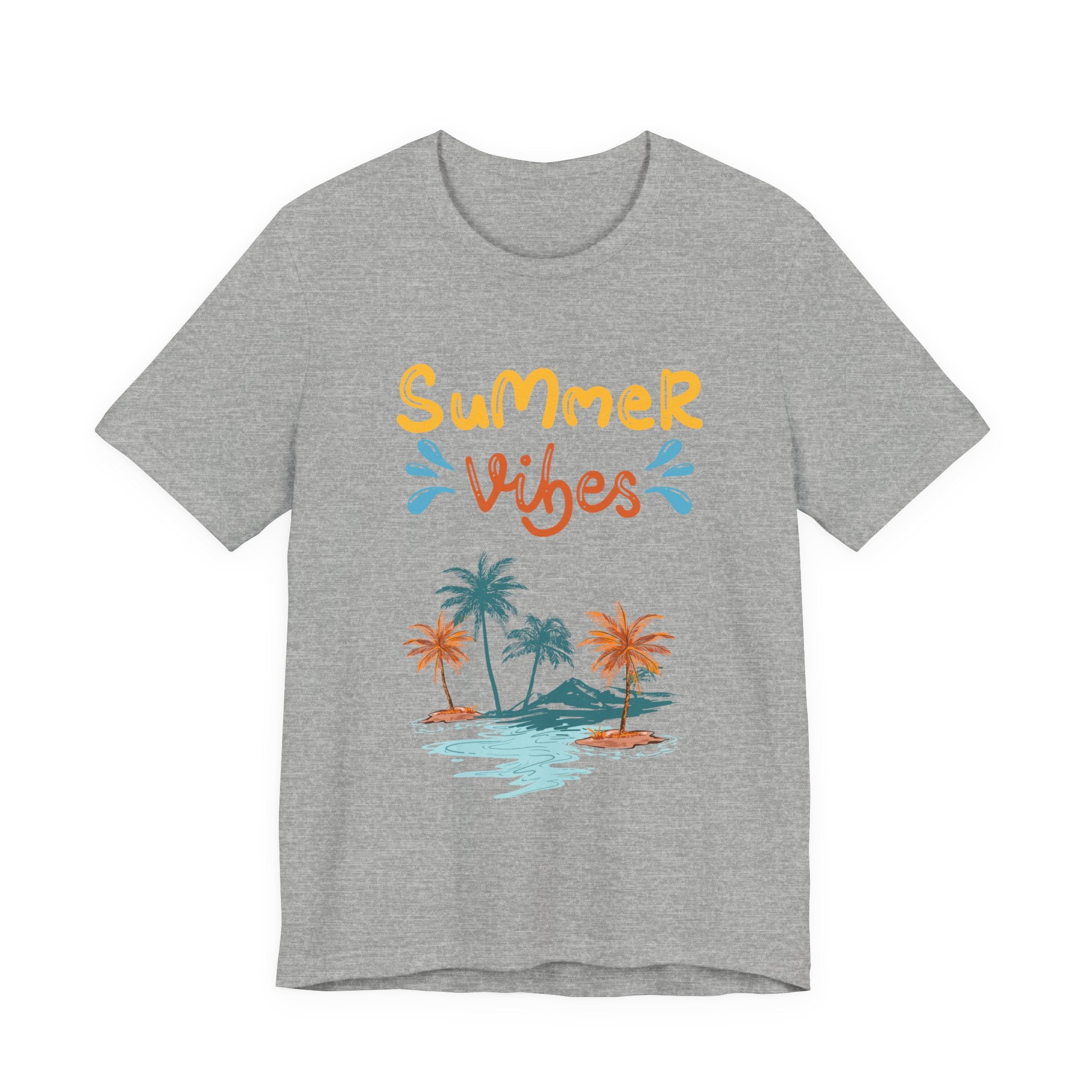 Hello Summer Tee – Pastel Beach Graphic T-Shirt