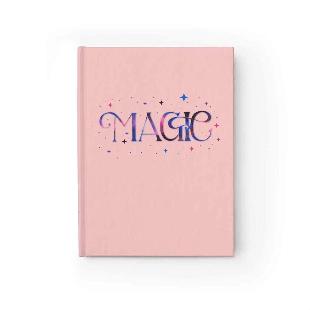 Magic Pink Ruled Journal — Lined Notebook for Dreams, Notes & Creative Writing