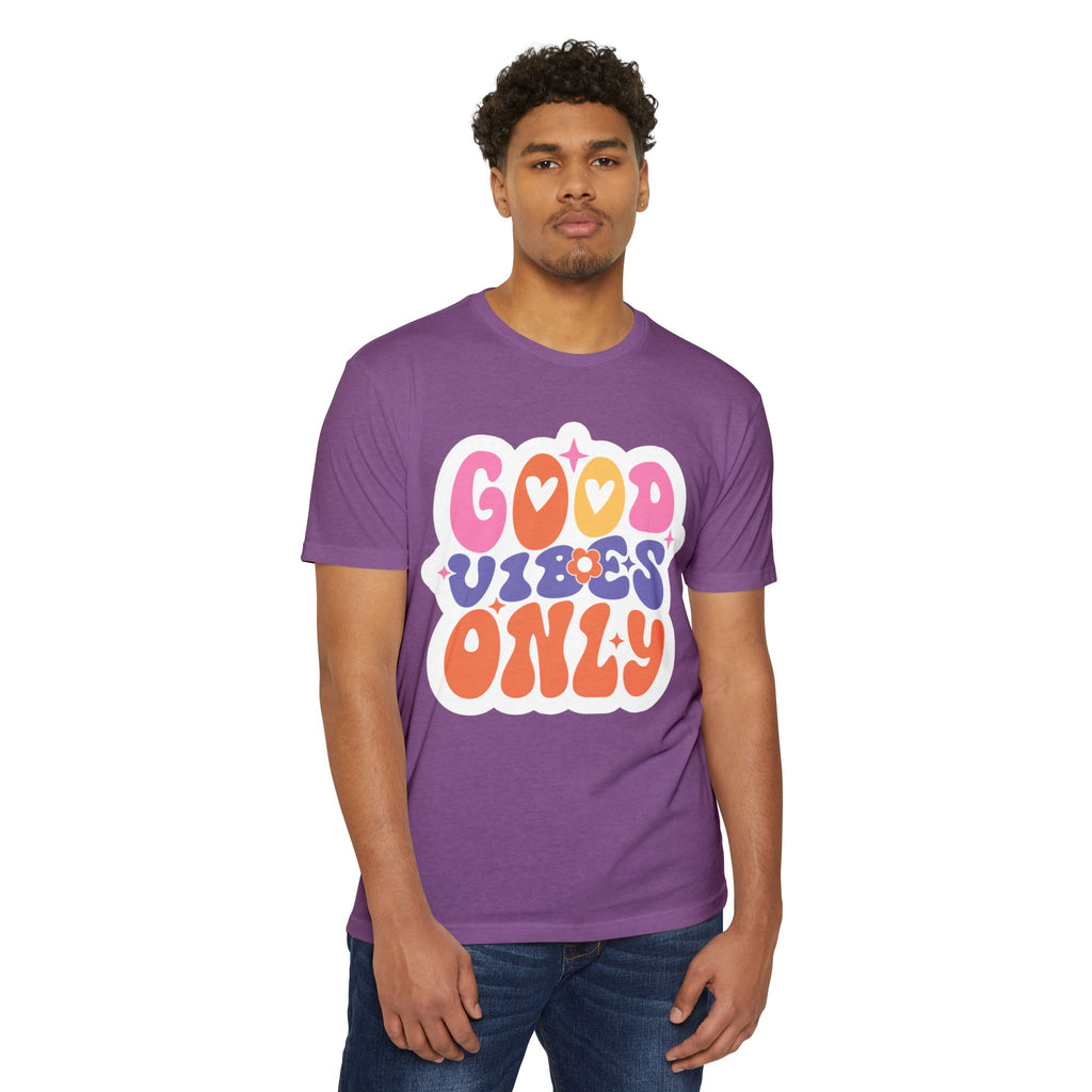 Women’s Boyfriend Tee "Good Vibes Only" - Comfortable Women's T-Shirt