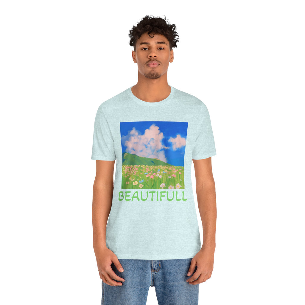 Floral Field Printed T-Shirt — Beautiful Floral Daily Wear