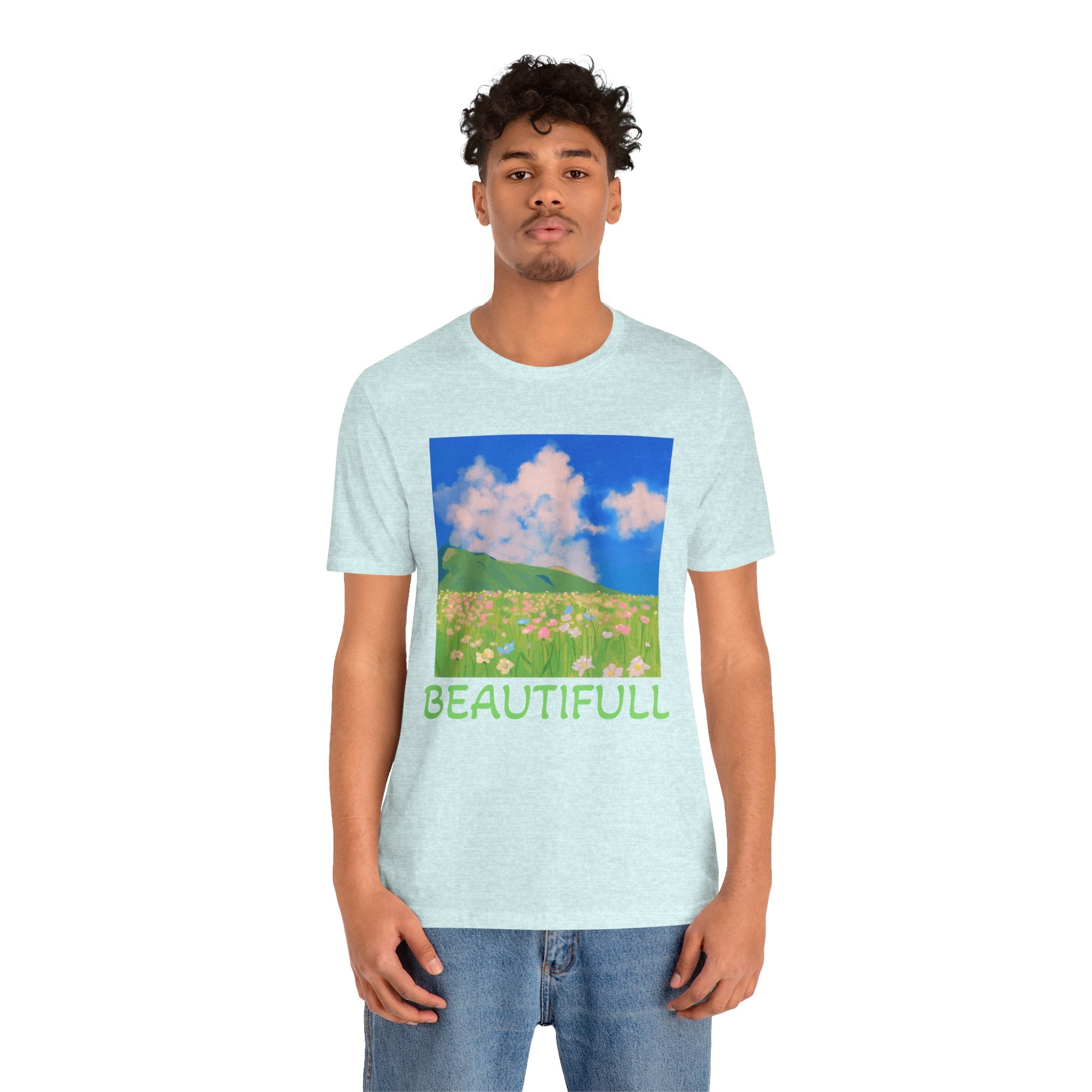 Floral Field Printed T-Shirt — Beautiful Floral Daily Wear
