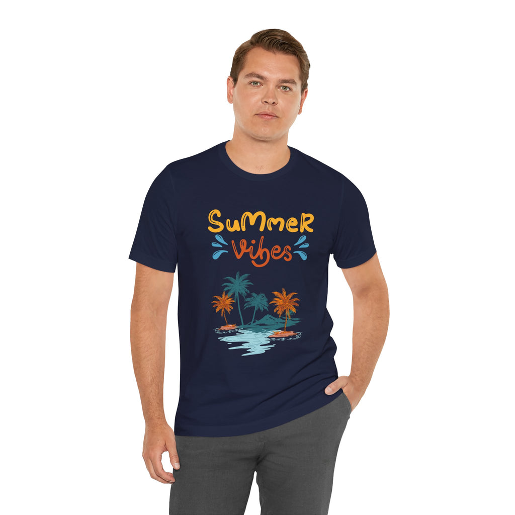 Hello Summer Tee – Pastel Beach Graphic T-Shirt