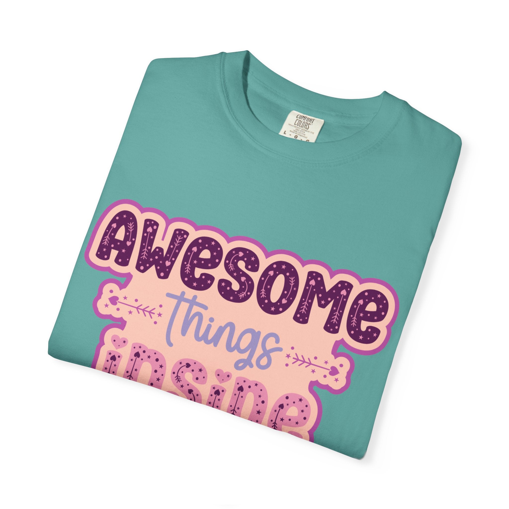 Retro "Awesome Things Inside, Handle With Care" T-Shirt