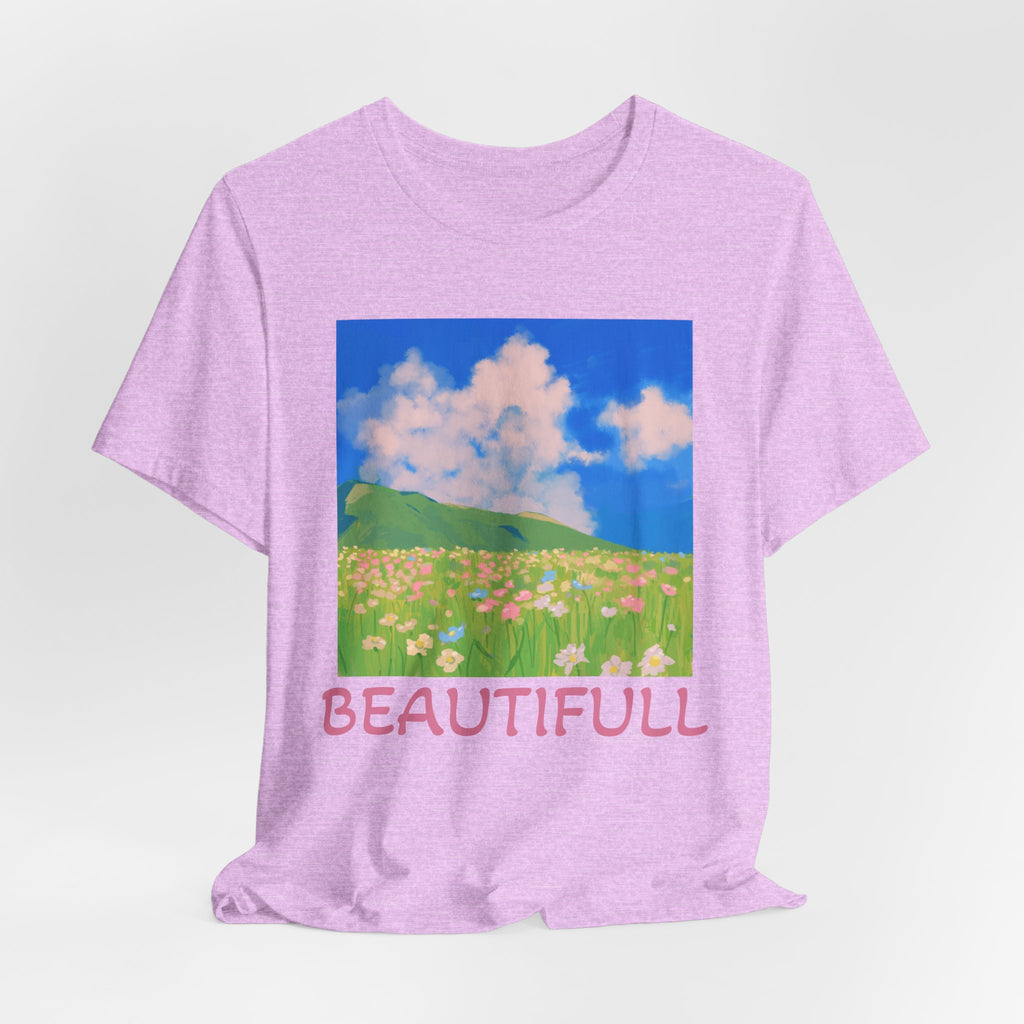 Floral Field Printed T-Shirt — Beautiful Floral Daily Wear