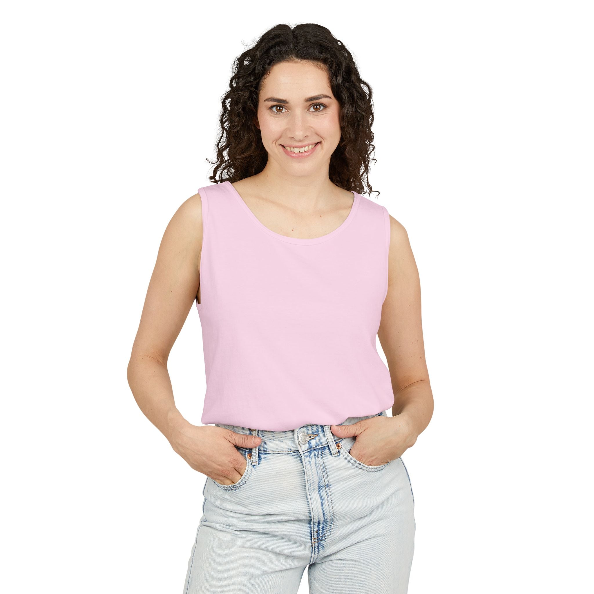 Classic Plain Tank Top — Lightweight Unisex Garment-Dyed Summer Tank