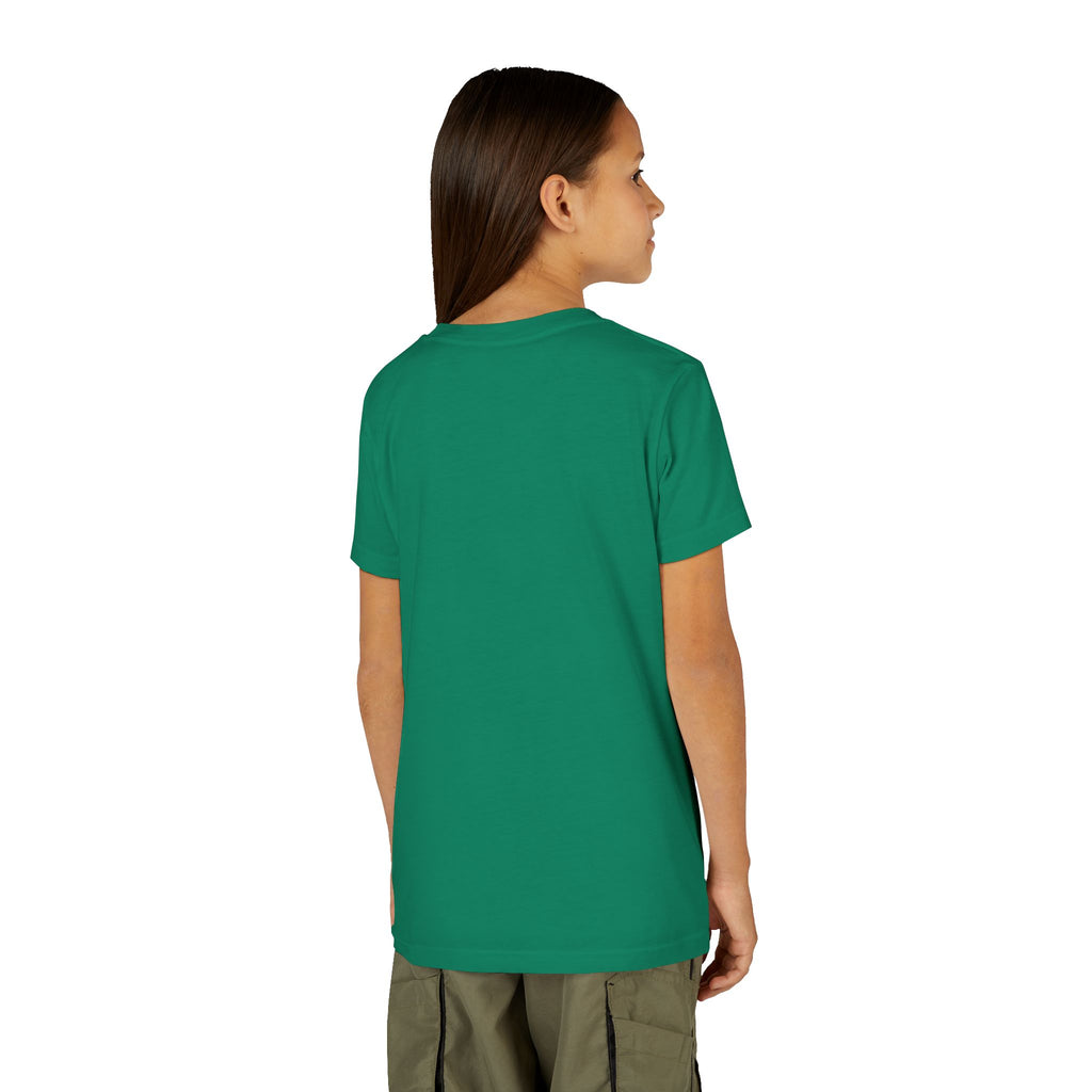 Youth Tee — "Stay True and Be You" Rainbow Script Kids T-Shirt