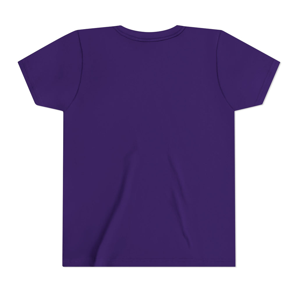 Youth Tee — "Stay True and Be You" Rainbow Script Kids T-Shirt