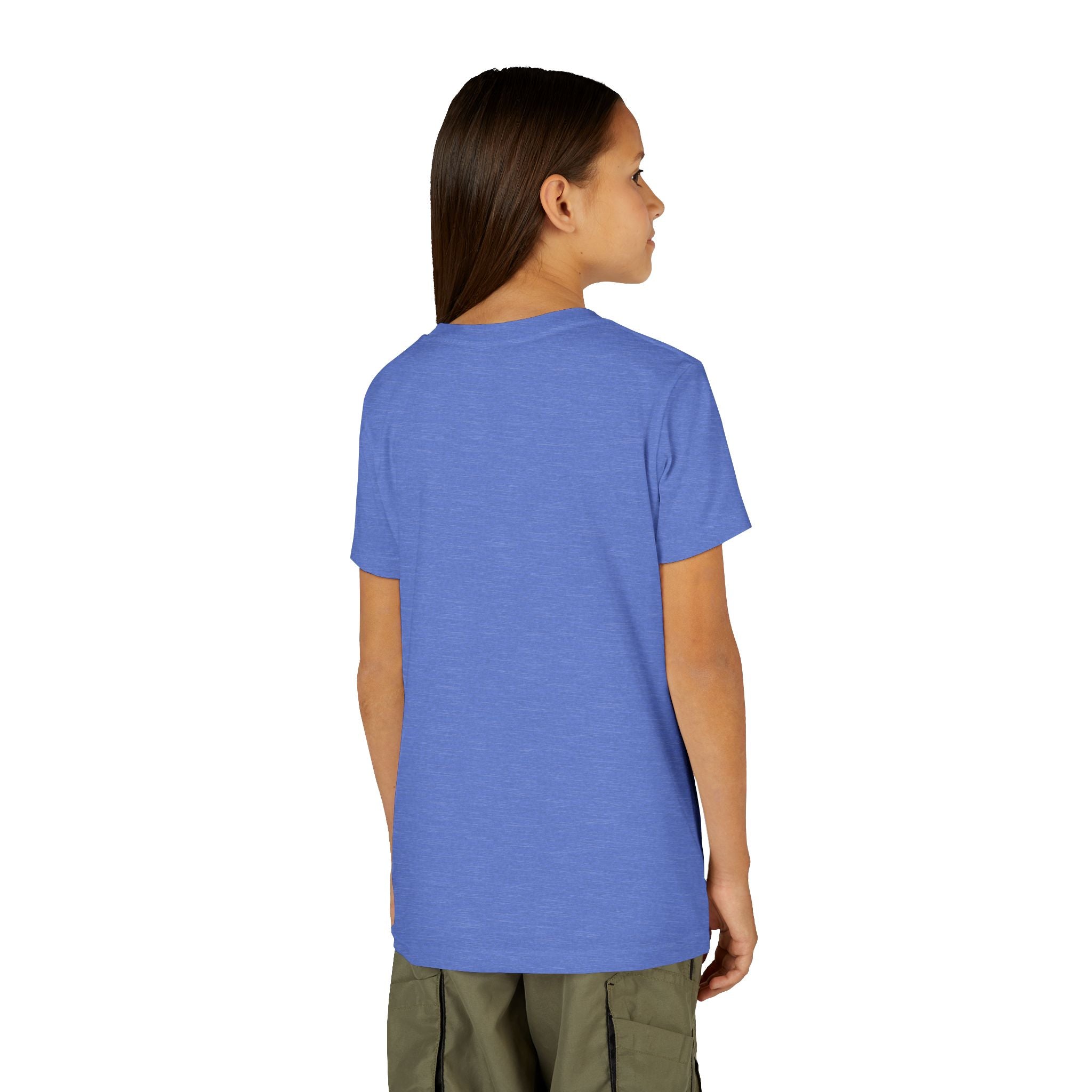 Youth Tee — "Stay True and Be You" Rainbow Script Kids T-Shirt