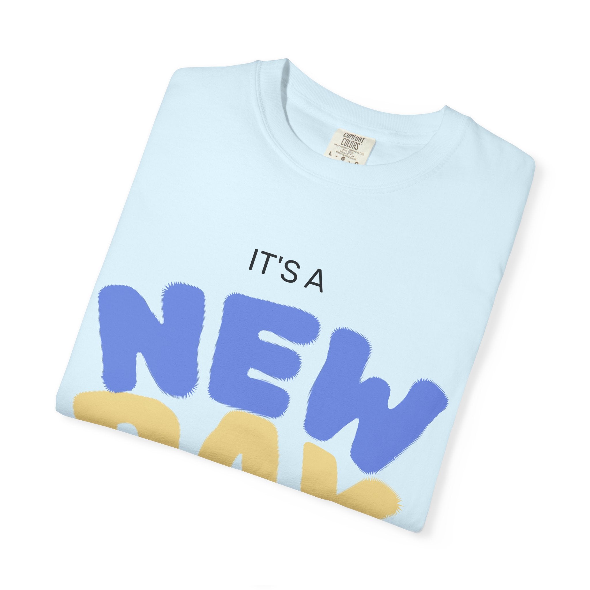 New Day "Rise N' Shine" T-Shirt — Happy and Dazzling Graphic Tee