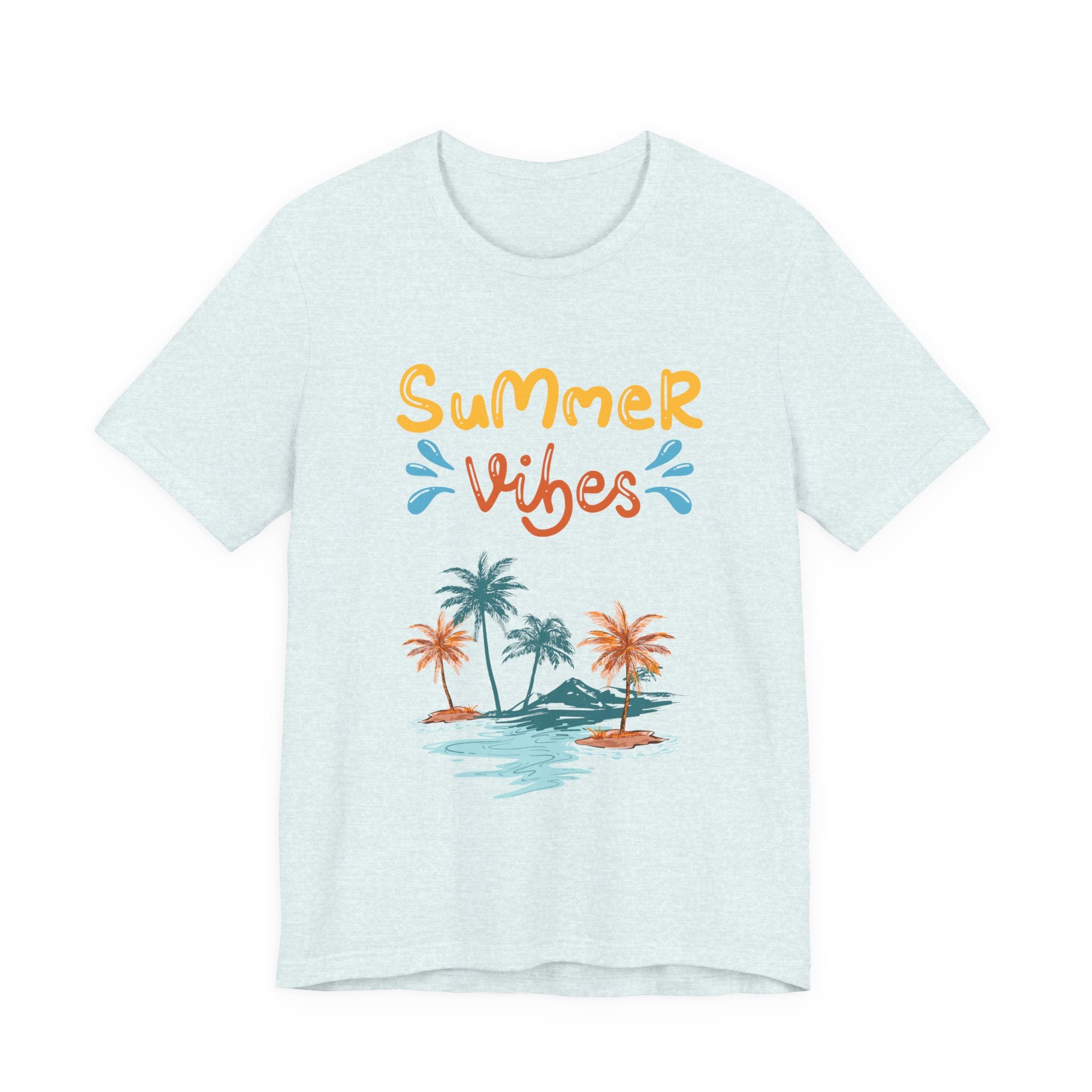 Hello Summer Tee – Pastel Beach Graphic T-Shirt
