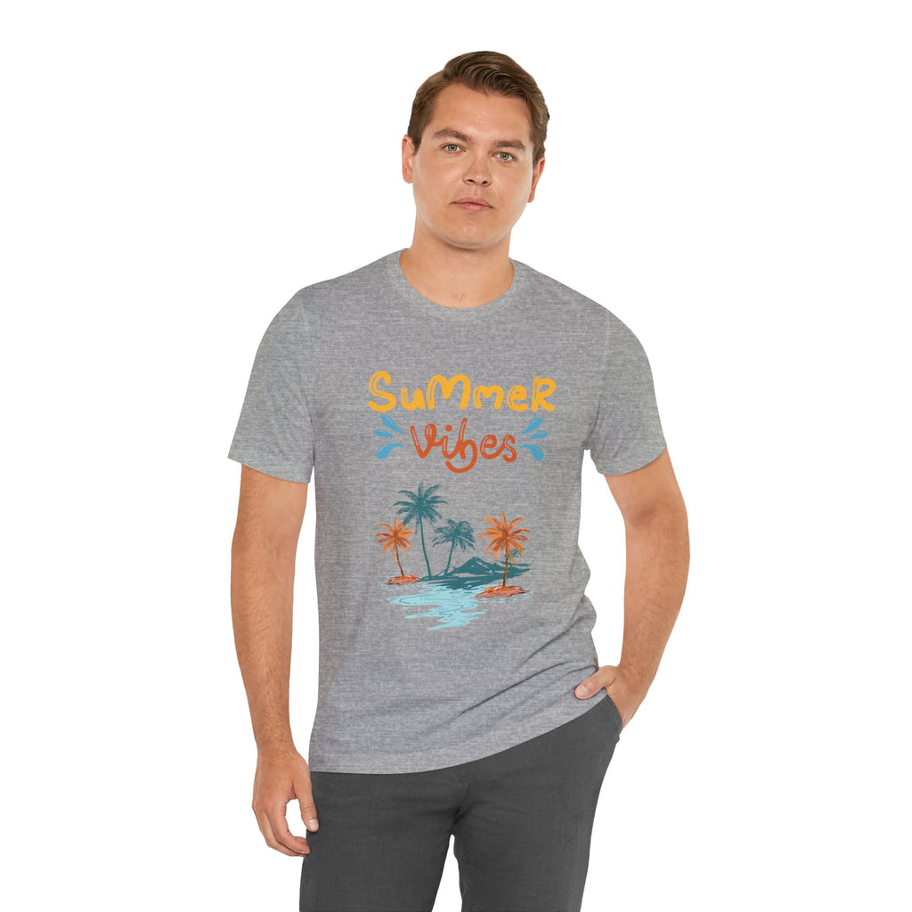 Hello Summer Tee – Pastel Beach Graphic T-Shirt