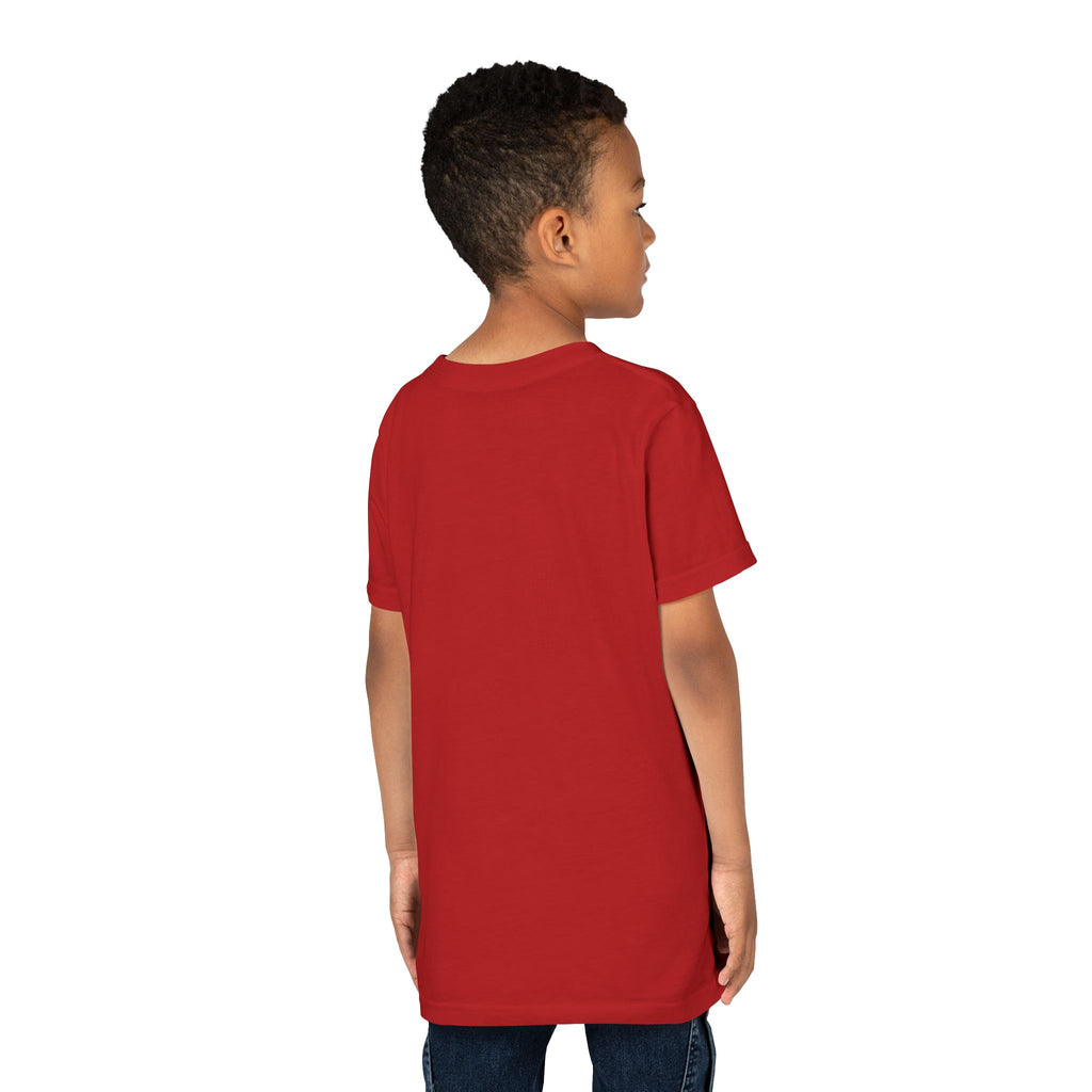 Youth Tee — "Stay True and Be You" Rainbow Script Kids T-Shirt