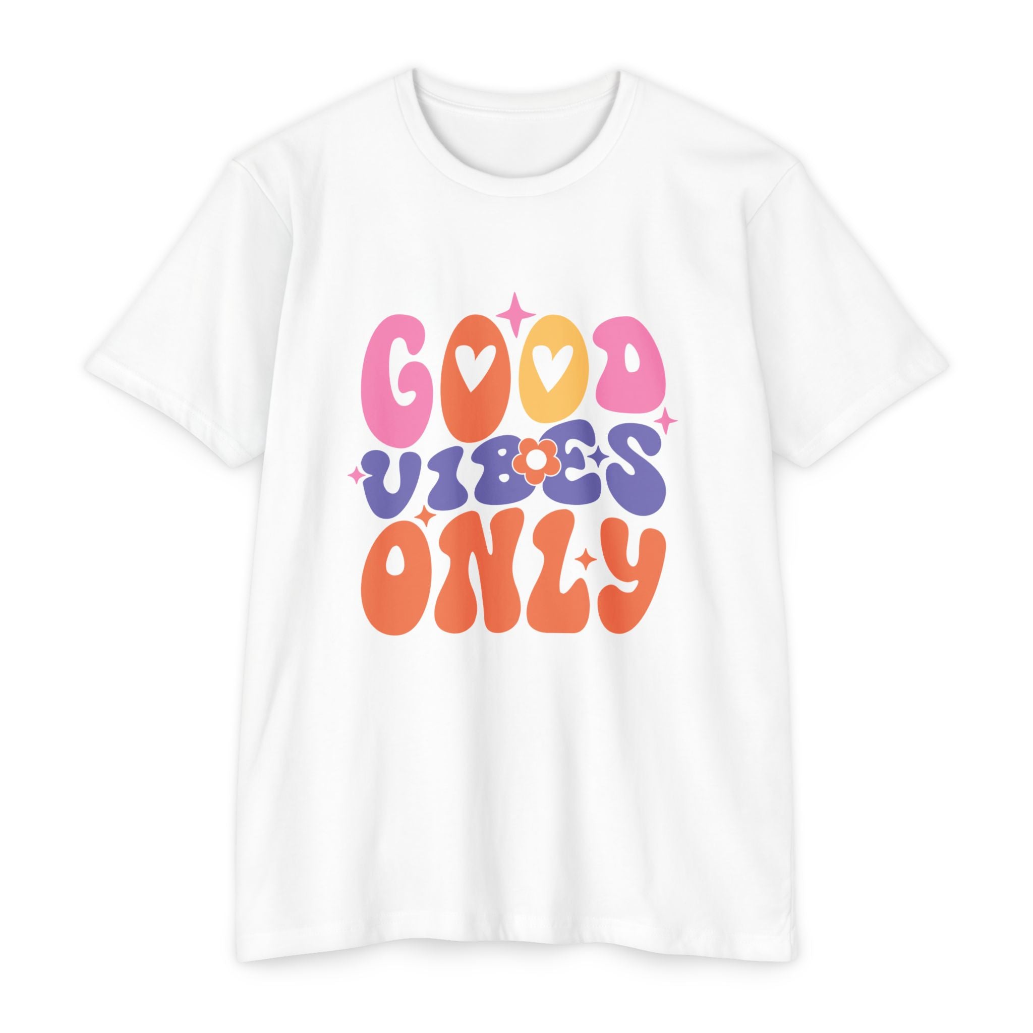 Women’s Boyfriend Tee "Good Vibes Only" - Comfortable Women's T-Shirt