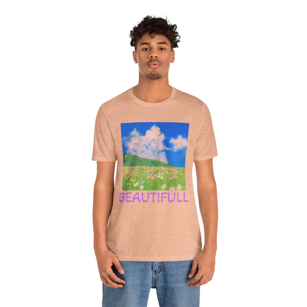 Floral Field Printed T-Shirt — Beautiful Floral Daily Wear