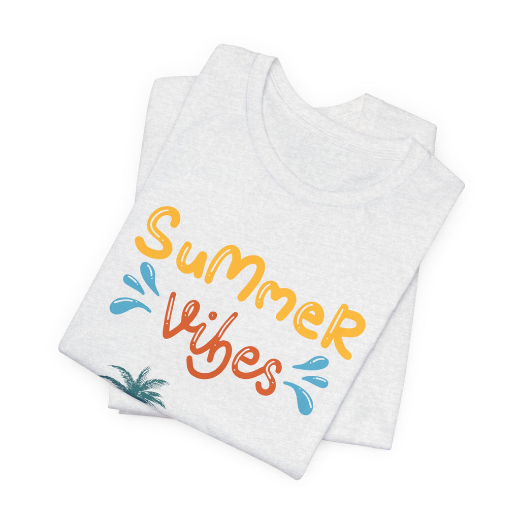 Hello Summer Tee – Pastel Beach Graphic T-Shirt
